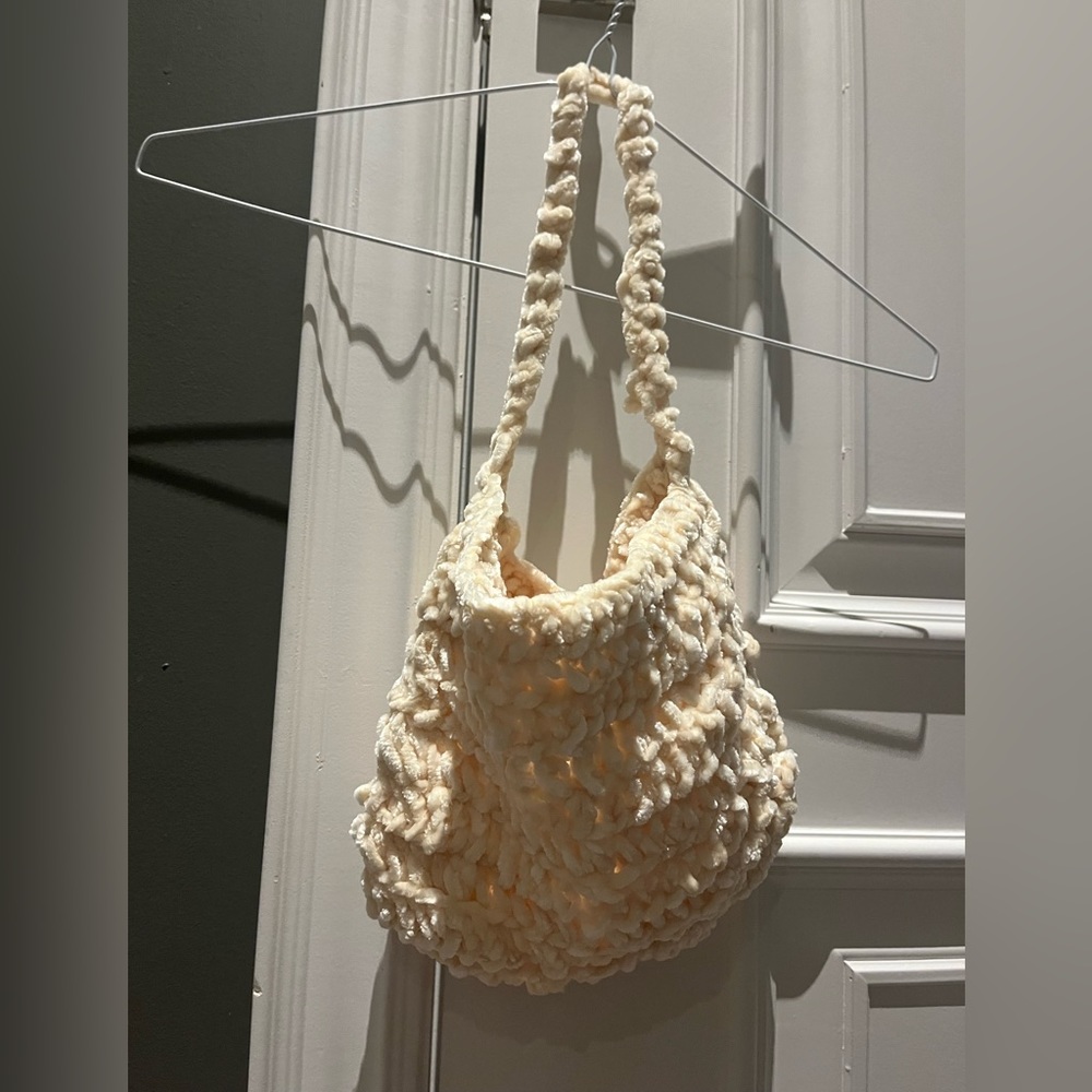 Crocheted bag hand made